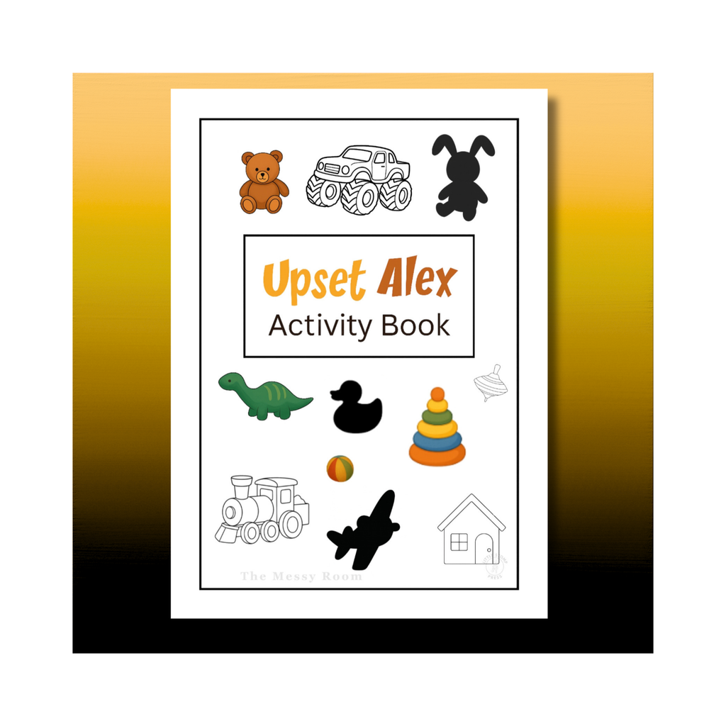 Upset Alex Activity Book – The Messy Room
