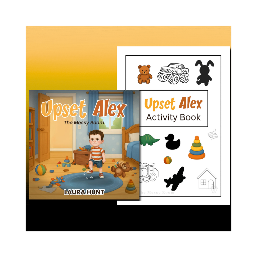 Upset Alex: The Messy Room Book + Activity Book Bundle