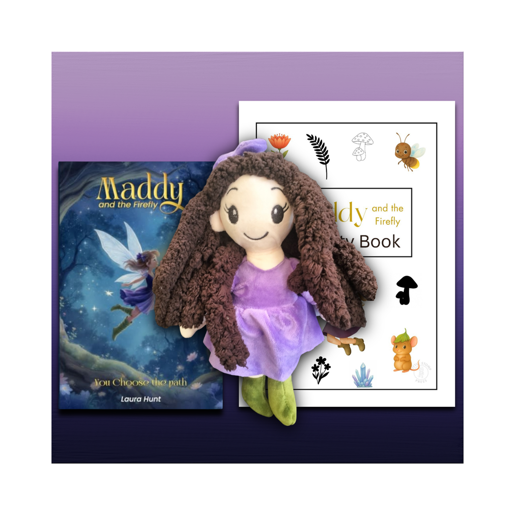 Maddy & the Firefly Ultimate Bundle – Book, Activity Book & Plush
